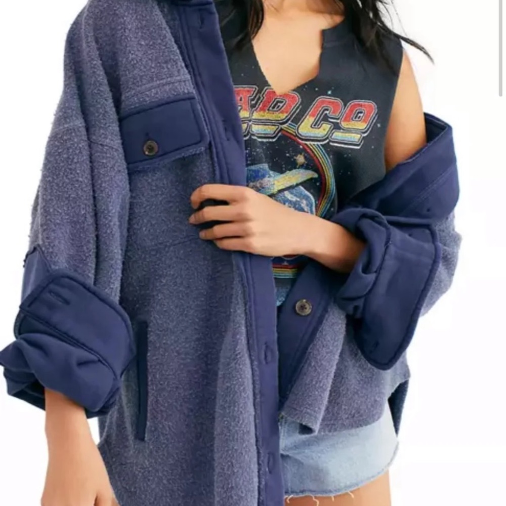 Free People Ruby Jacket Indigo